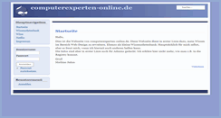 Desktop Screenshot of computerexperten-online.de